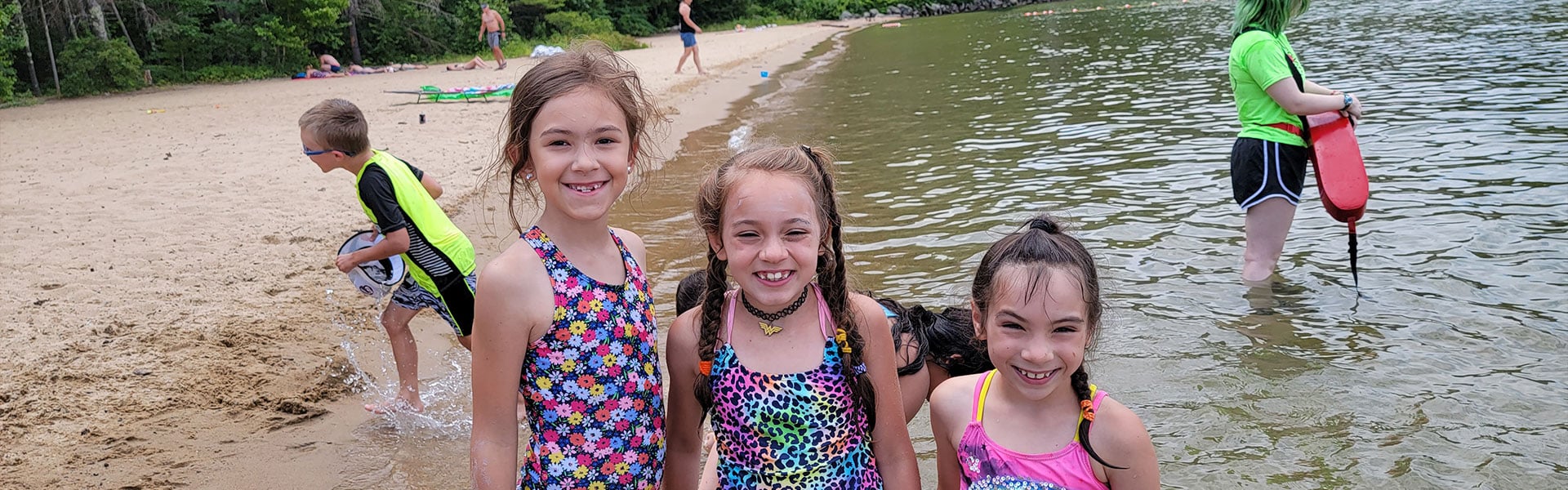 kids on the beach