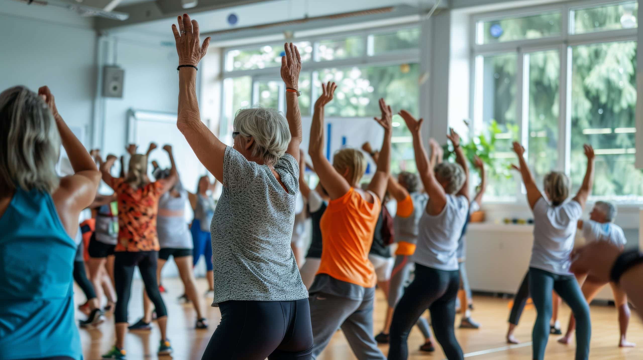 Zumba Gold class participants at The Granite YMCA