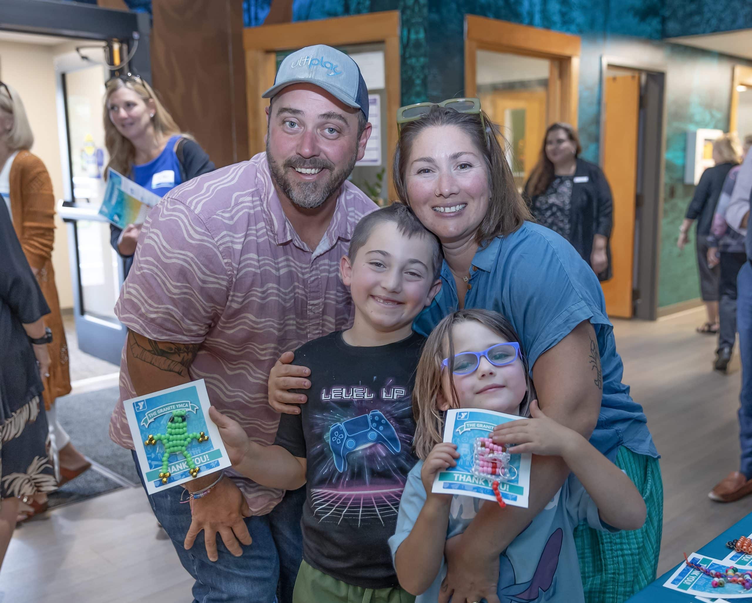 Happy Family at The Granite YMCA of Somersworth