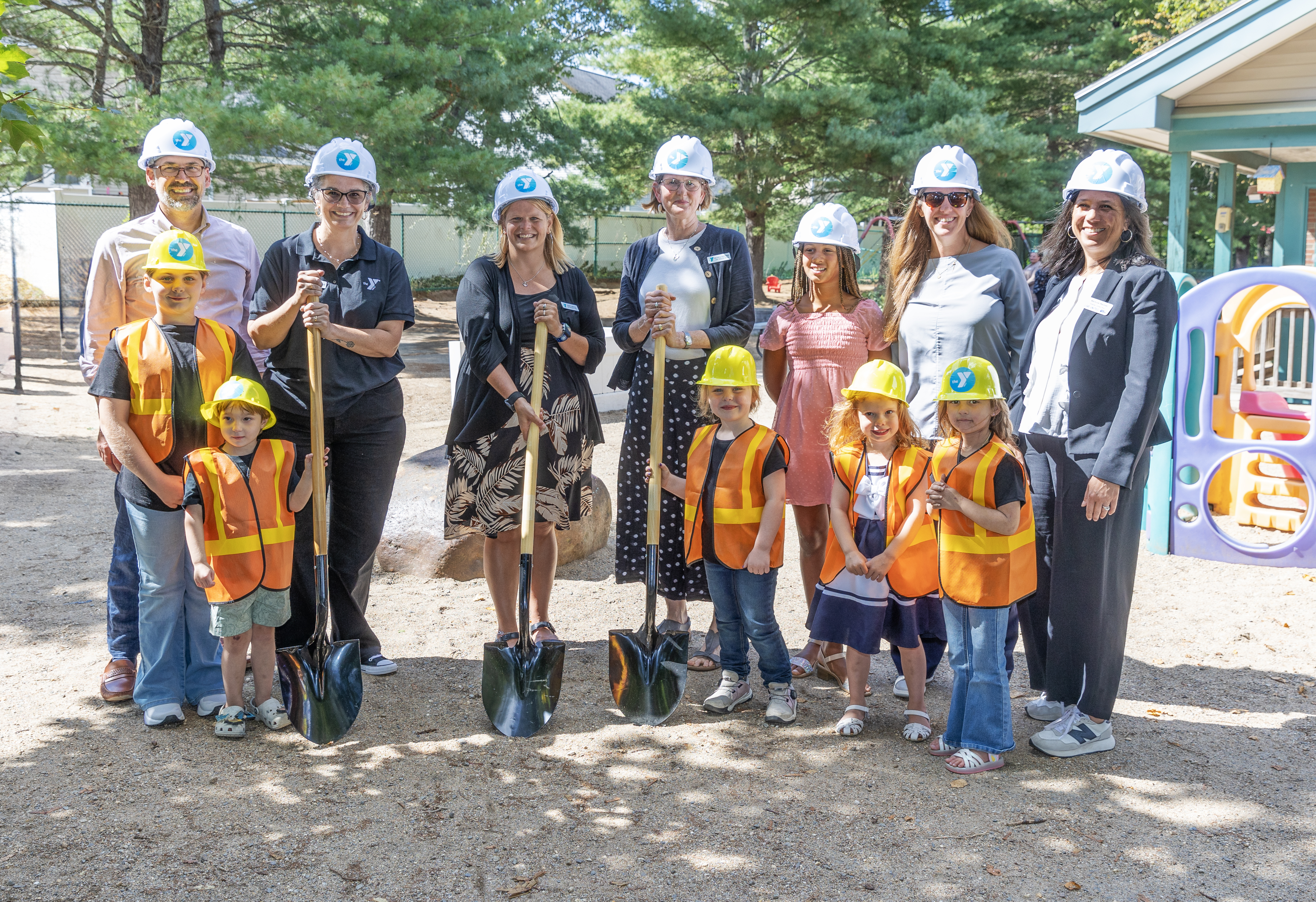 The Granite YMCA of Somersworth Groundbreaking in Playground