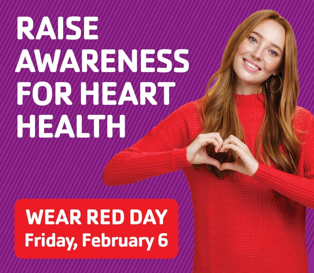 Red Day Sign Wear Red Day | The Granite YMCA